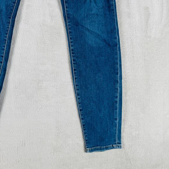 Good American Jean Women 6/28 Medium Wash Blue Denim Good Legs Skinny Distressed - Picture 4 of 15